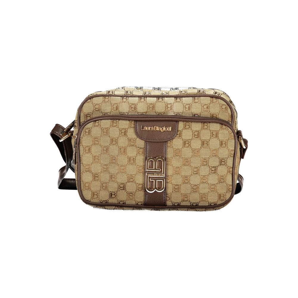 Laura Biagiotti Beige Polyester Women's Shoulder Bag - Luxe Nova