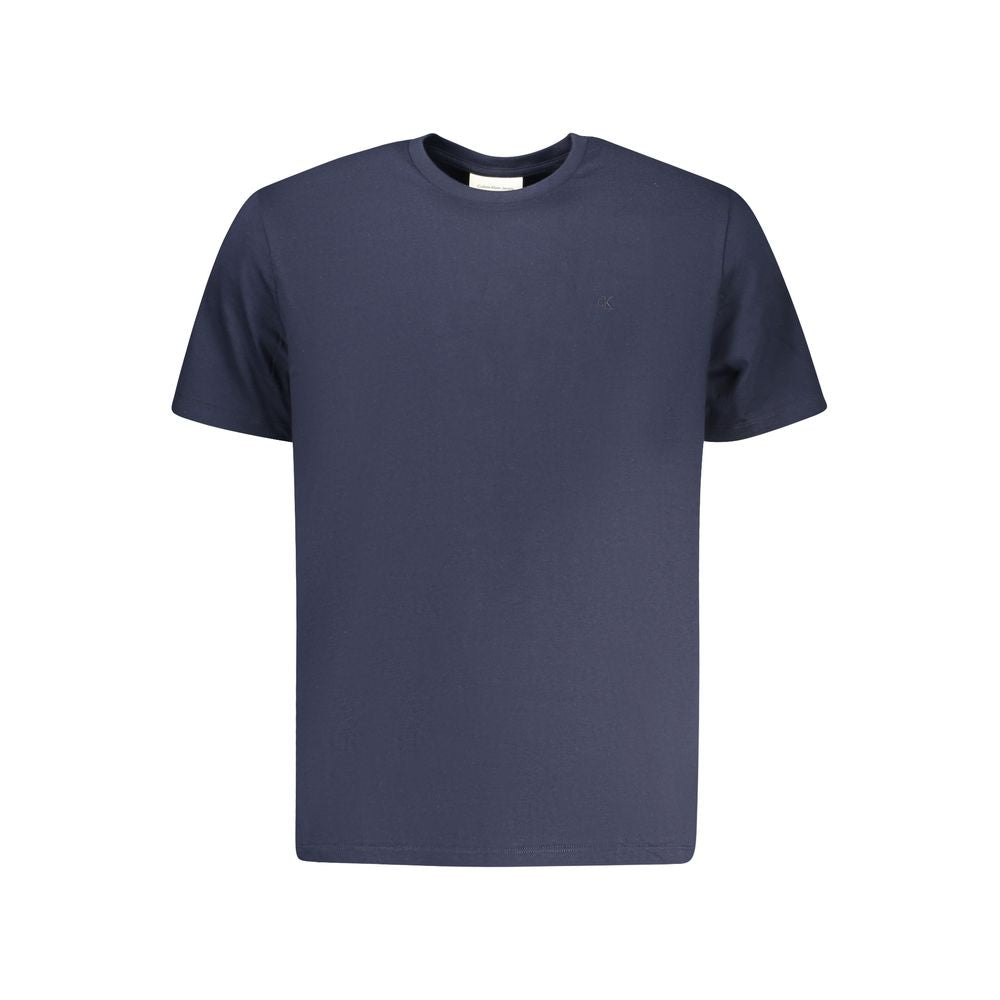 Calvin Klein Blue Cotton Men's T-Shirt - Luxe Nova