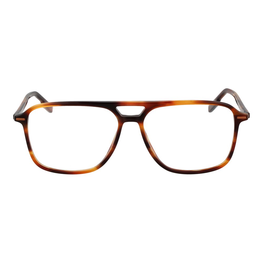 Ermenegildo Zegna Brown Acetate Glasses (Frames) - Luxe Nova