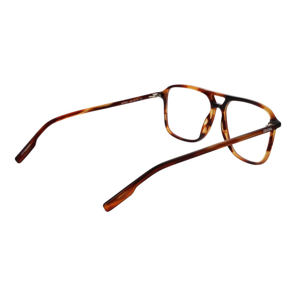 Ermenegildo Zegna Brown Acetate Glasses (Frames) - Luxe Nova