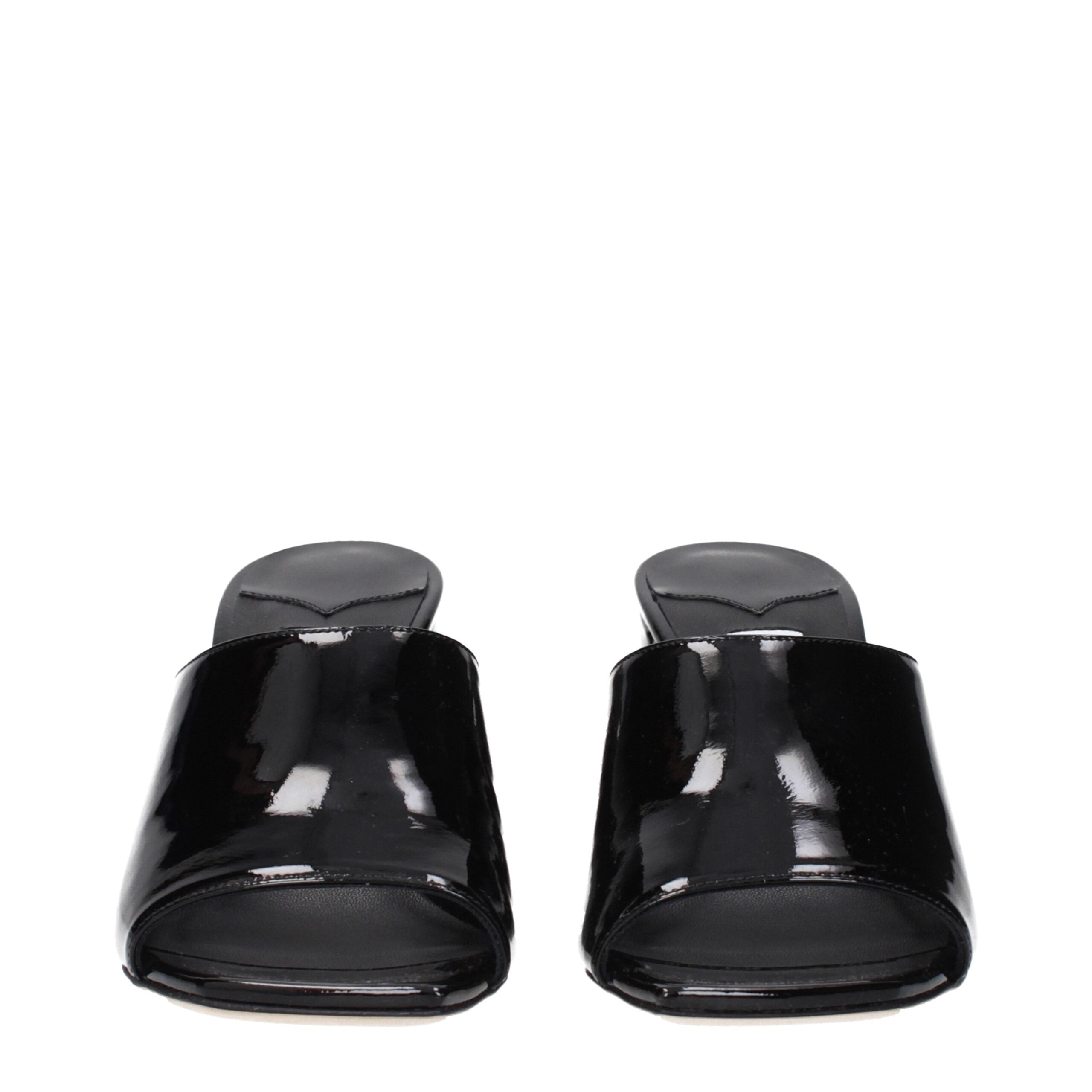 Jimmy Choo Black Leather Platform Sandals - Luxe Nova