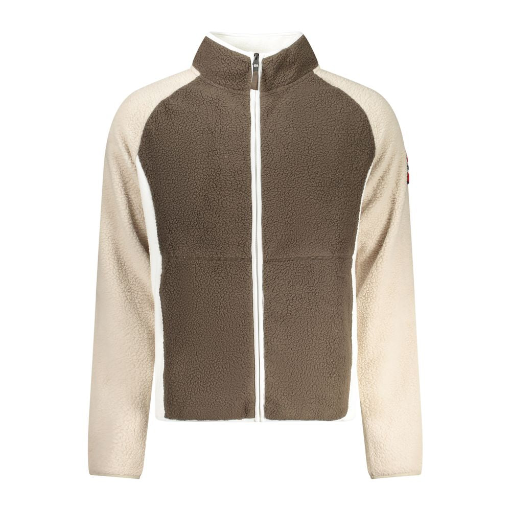Norway 1963 Marrone Polyester Men Sweatshirt - Luxe Nova