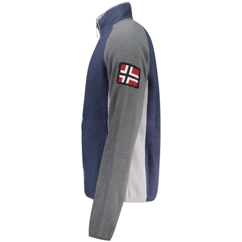 Norway 1963 Blue Polyester Men's Sweatshirt - Luxe Nova