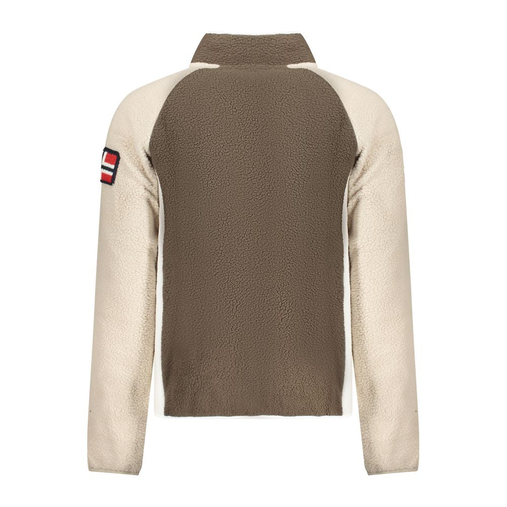 Norway 1963 Marrone Polyester Men Sweatshirt - Luxe Nova