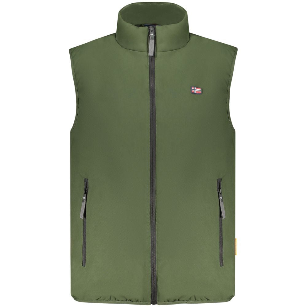 Norway 1963 Verde Polyester Men's Jacket - Luxe Nova