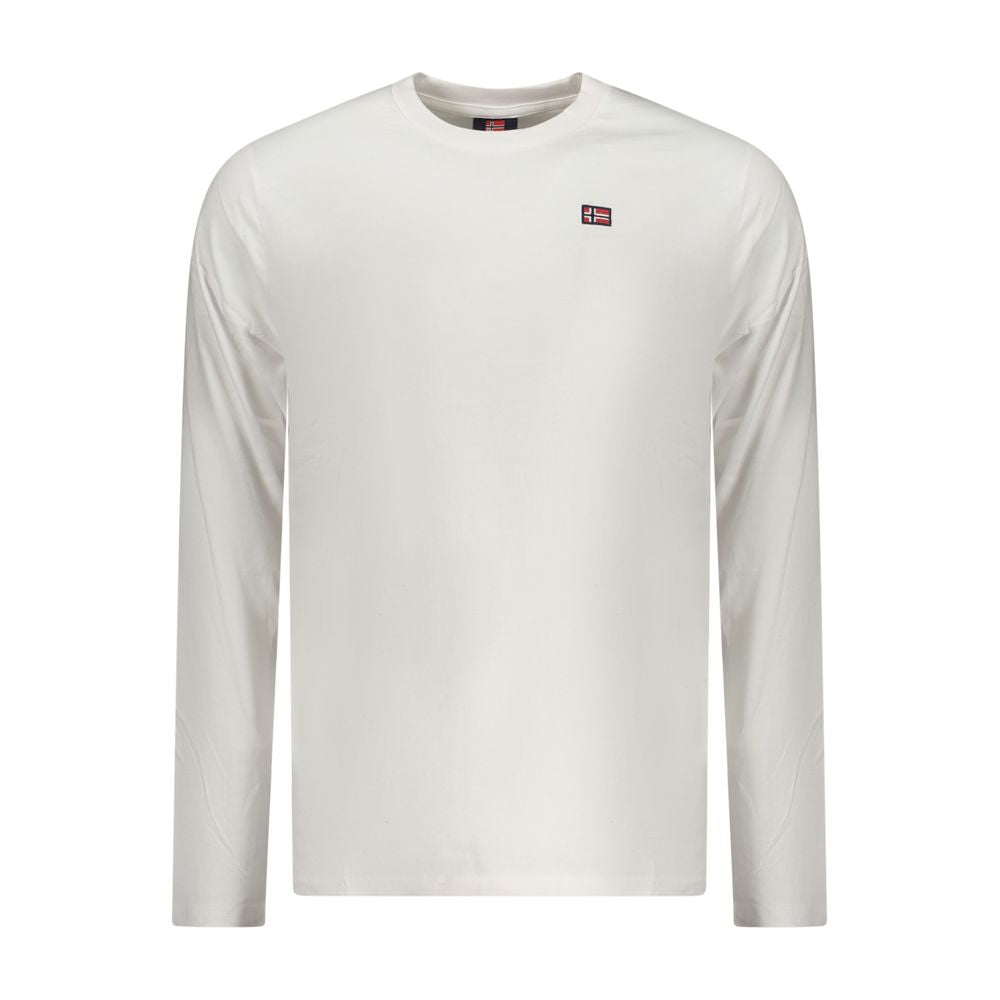 Norway 1963 Bianco Cotton Men T-Shirt - Luxe Nova