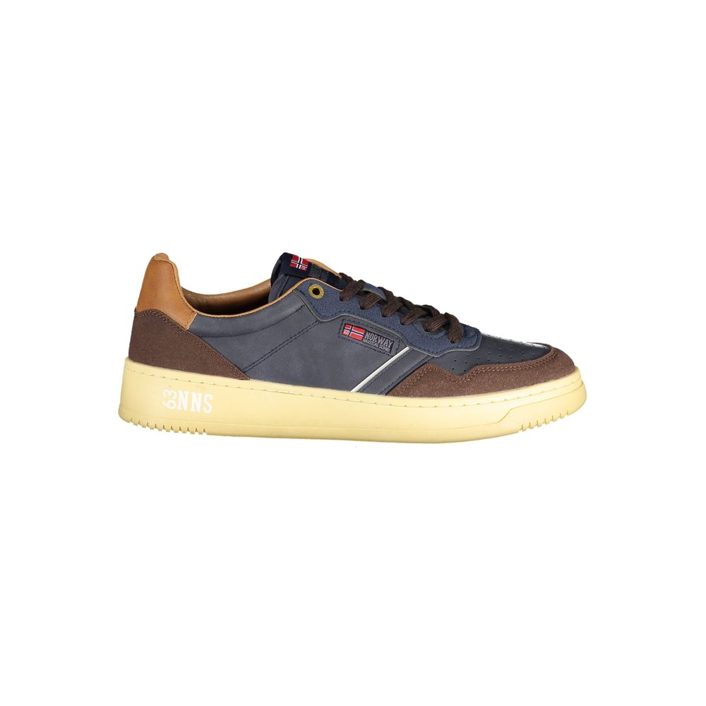 Norway 1963 Blue Polyurethane Men Sneaker - Luxe Nova