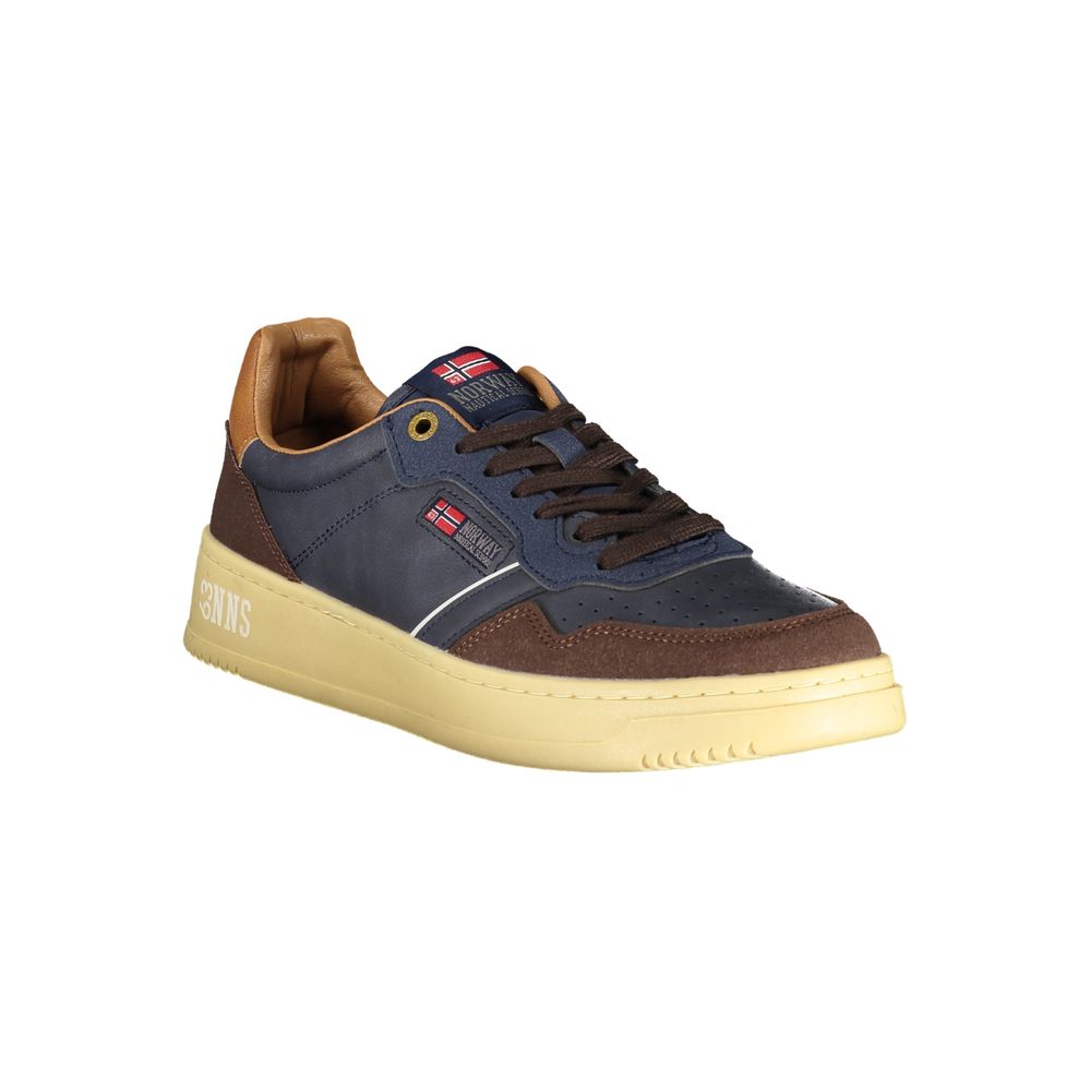 Norway 1963 Blue Polyurethane Men Sneaker - Luxe Nova