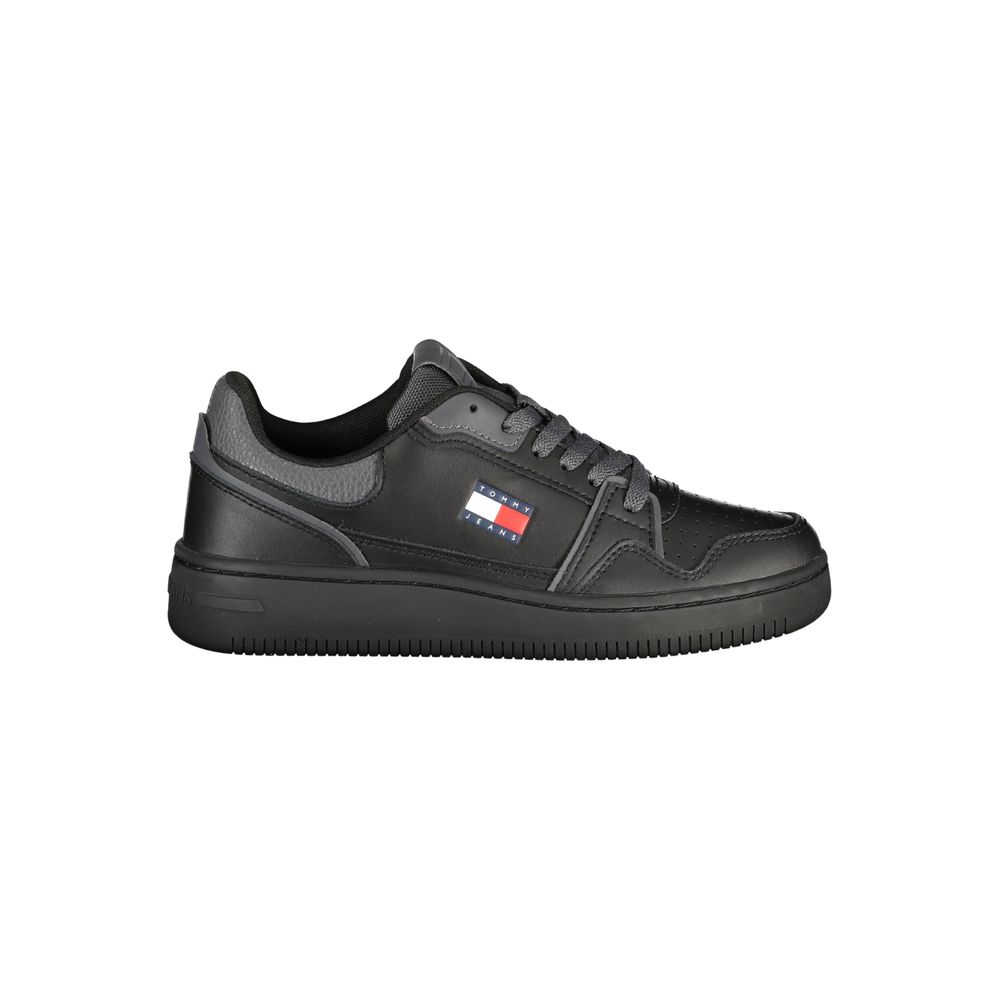 Tommy Hilfiger Black Polyurethane Women Sneaker - Luxe Nova