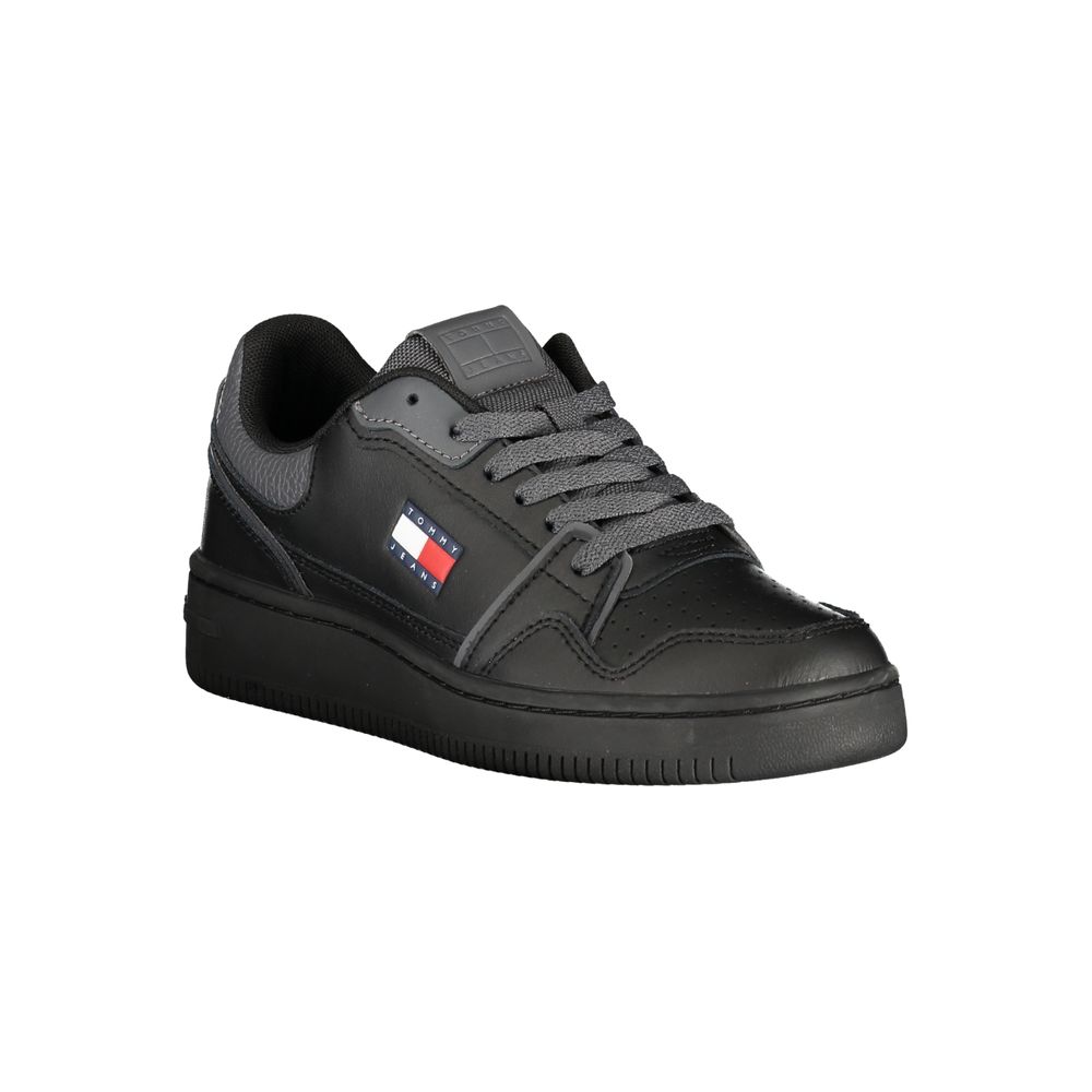 Tommy Hilfiger Black Polyurethane Women Sneaker - Luxe Nova