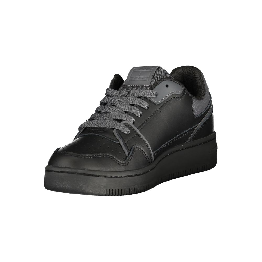 Tommy Hilfiger Black Polyurethane Women Sneaker - Luxe Nova