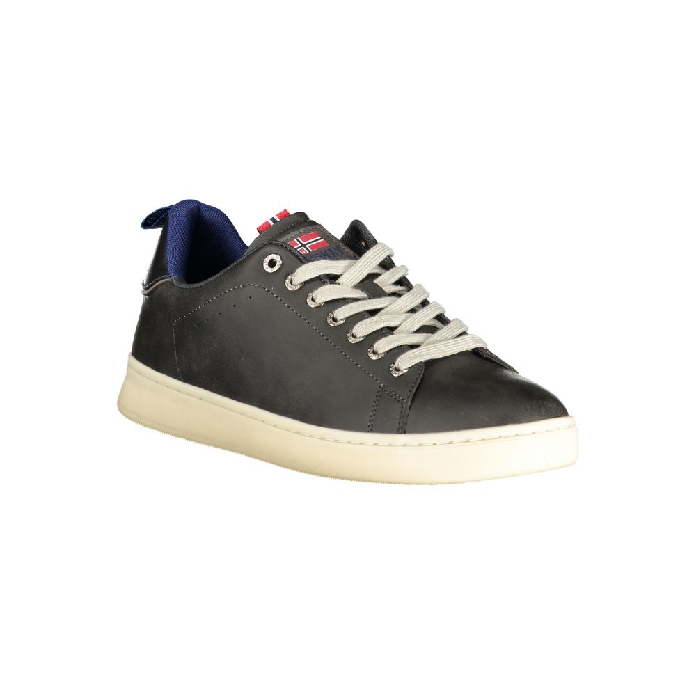 Norway 1963 Black Polyurethane Men Sneaker - Luxe Nova