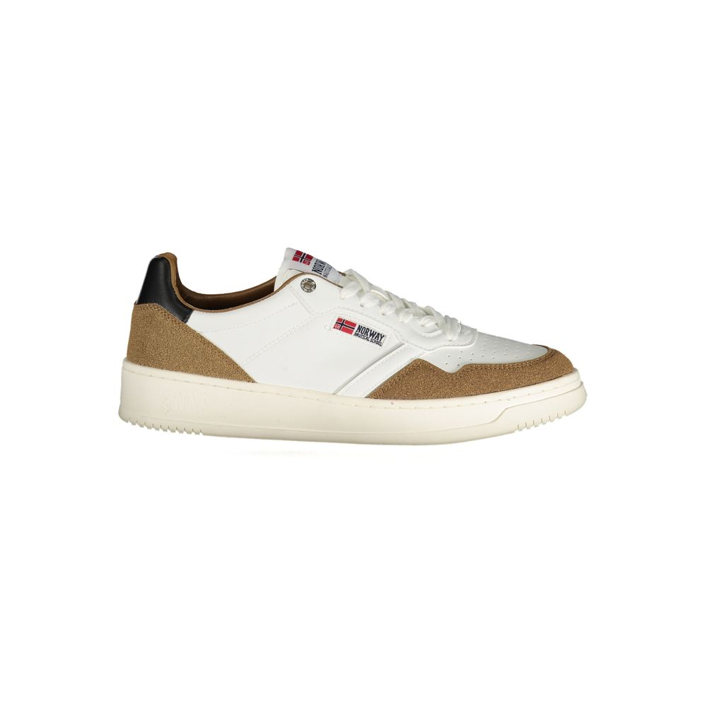 Norway 1963 Bianco Polyurethane Men Sneaker - Luxe Nova