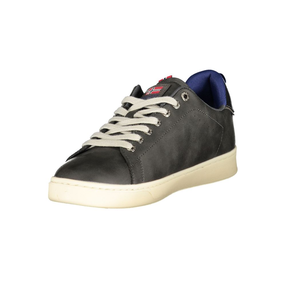 Norway 1963 Black Polyurethane Men Sneaker - Luxe Nova