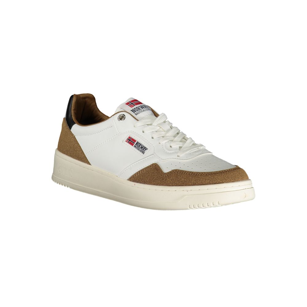 Norway 1963 Bianco Polyurethane Men Sneaker - Luxe Nova