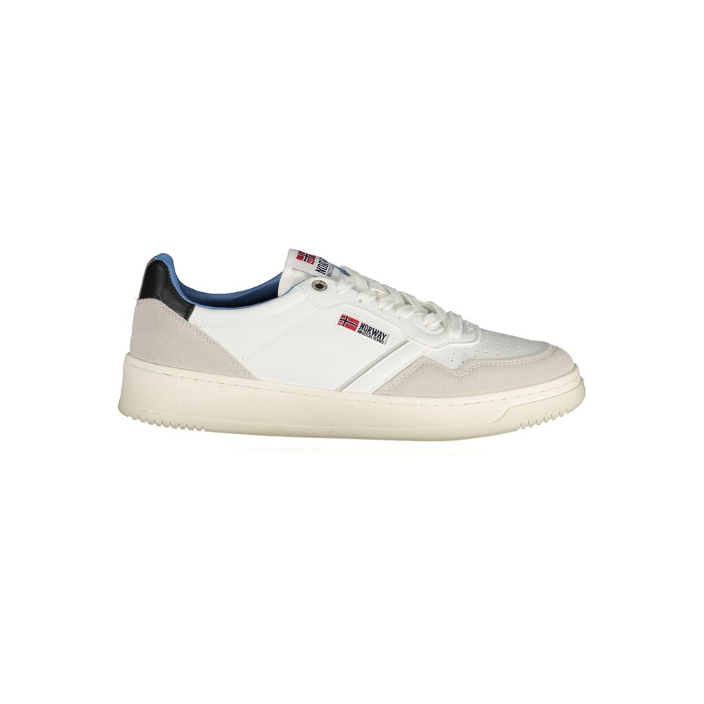 Norway 1963 Bianco Polyurethane Men Sneaker - Luxe Nova