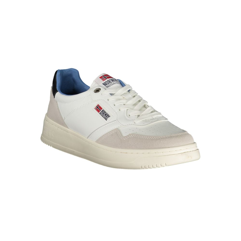 Norway 1963 Bianco Polyurethane Men Sneaker - Luxe Nova