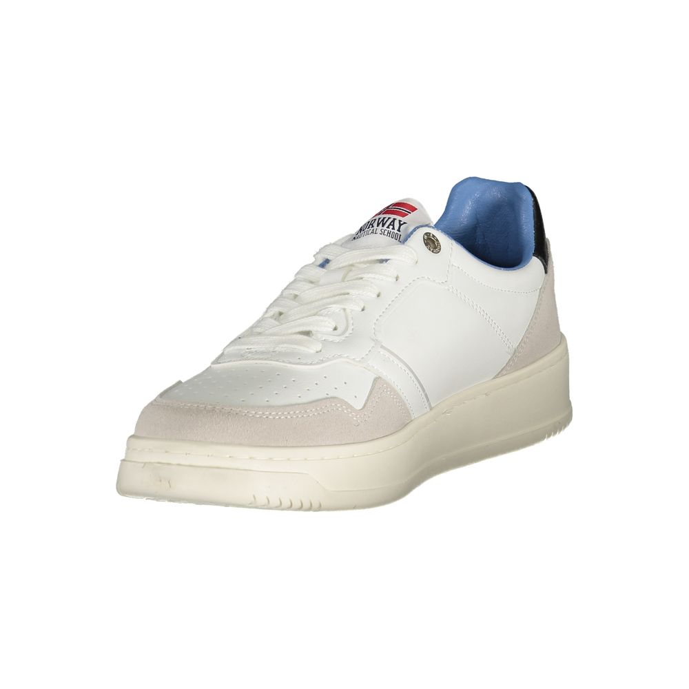 Norway 1963 Bianco Polyurethane Men Sneaker - Luxe Nova