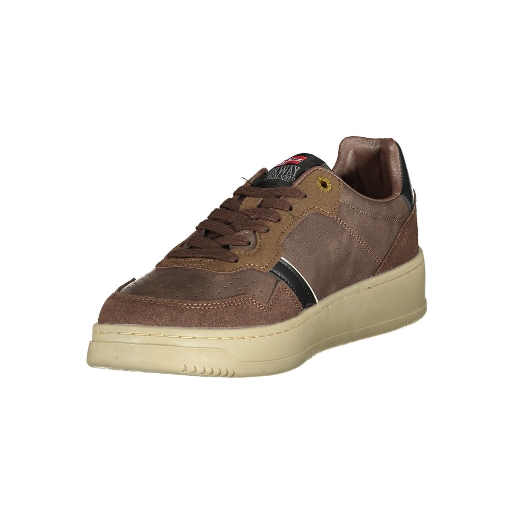 Norway 1963 Marrone Poliuretano Men Sneaker - Luxe Nova