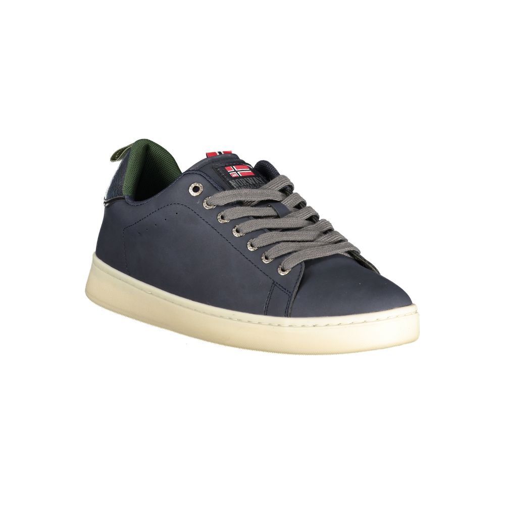 Norway 1963 Blue Polyurethane Men Sneaker - Luxe Nova