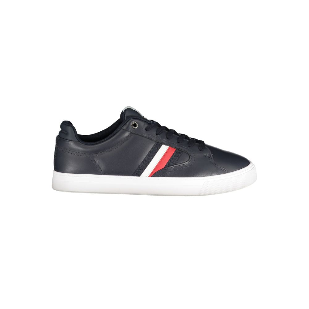 Tommy Hilfiger Blue Polyester Men Sneaker - Luxe Nova