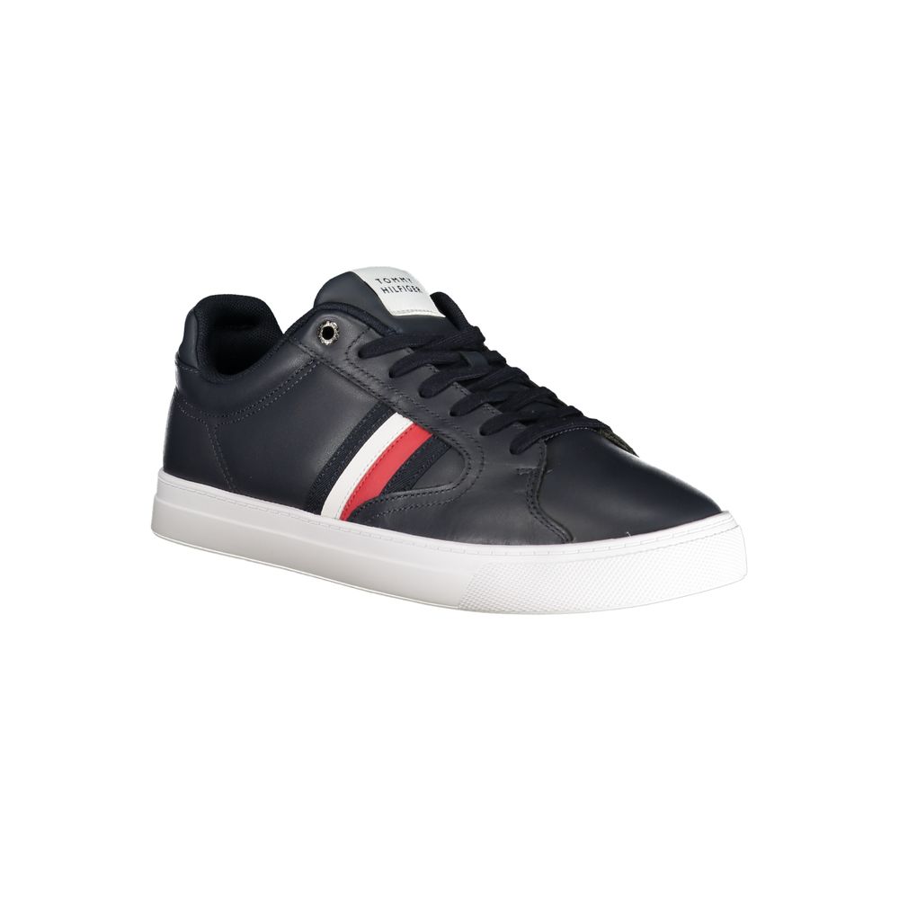 Tommy Hilfiger Blue Polyester Men Sneaker - Luxe Nova
