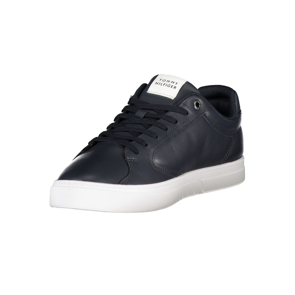 Tommy Hilfiger Blue Polyester Men Sneaker - Luxe Nova