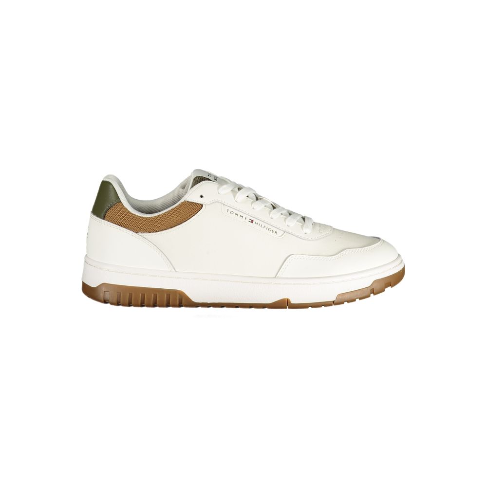 Tommy Hilfiger Bianco Poliuretano Men Sneaker - Luxe Nova
