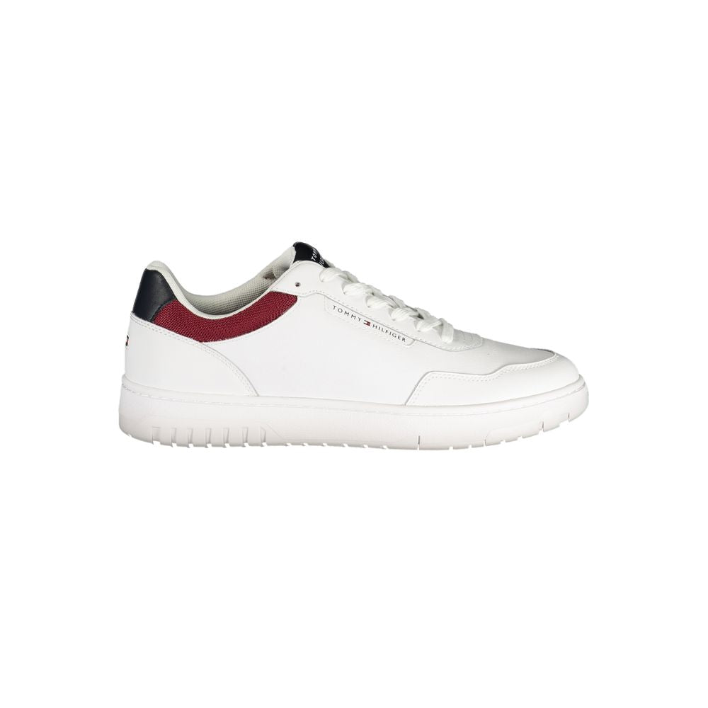 Tommy Hilfiger Bianco Polyurethane Men Sneaker - Luxe Nova