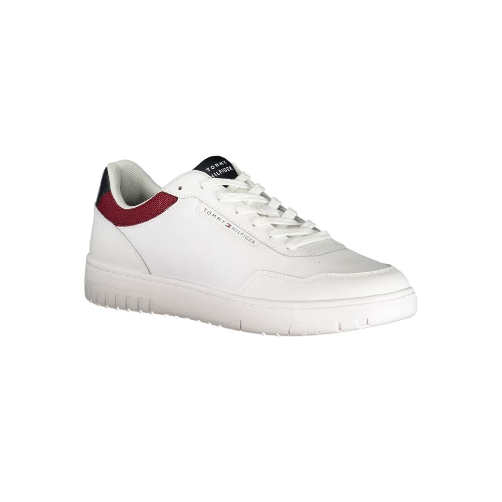 Tommy Hilfiger Bianco Polyurethane Men Sneaker - Luxe Nova