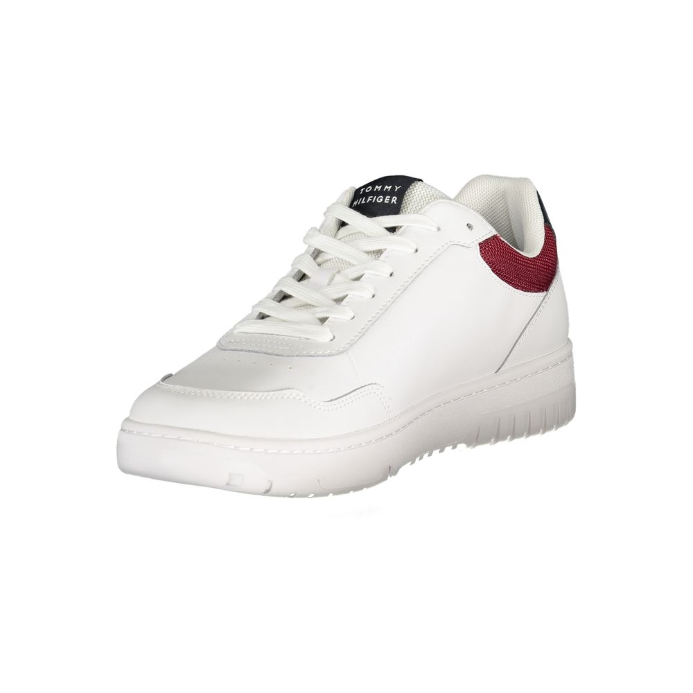 Tommy Hilfiger Bianco Polyurethane Men Sneaker - Luxe Nova