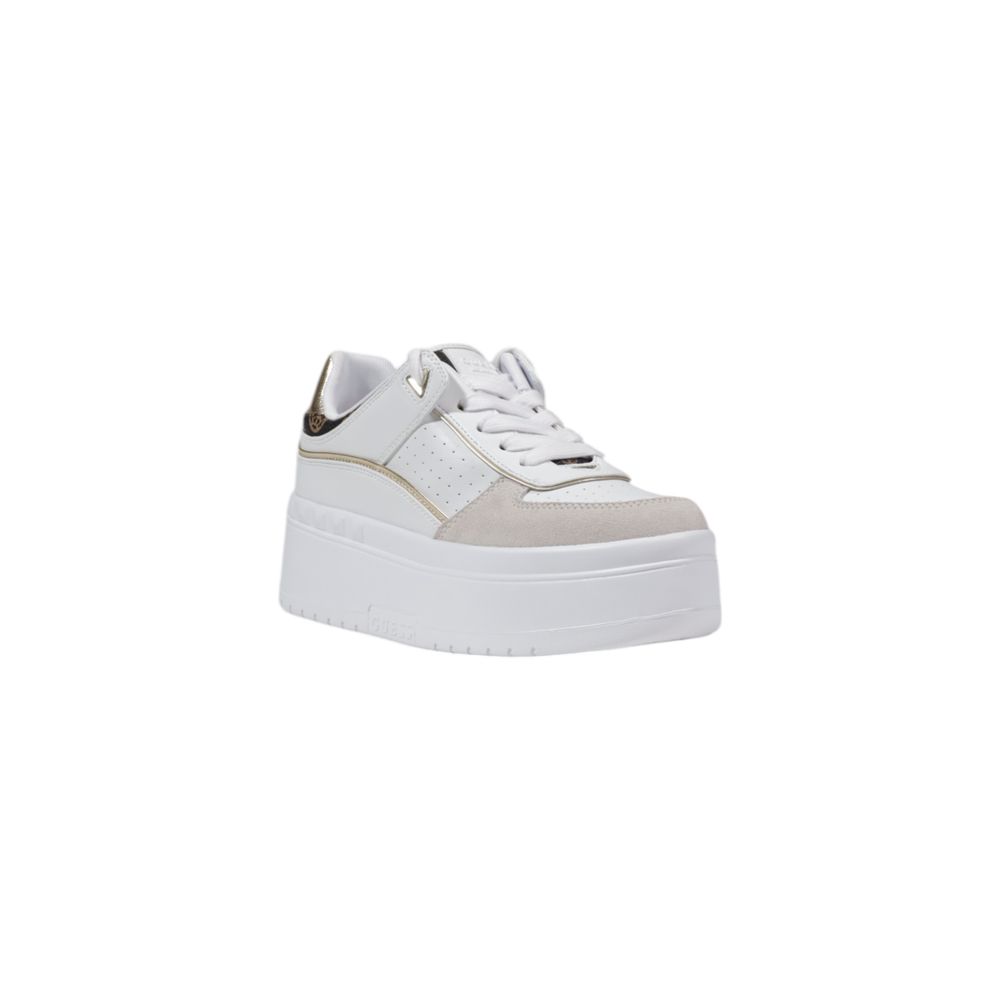 Guess White Polyethylene Platform Pumps - Luxe Nova