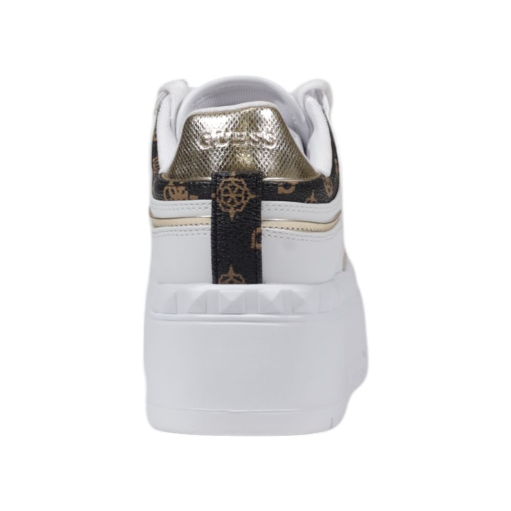 Guess White Polyethylene Platform Pumps - Luxe Nova
