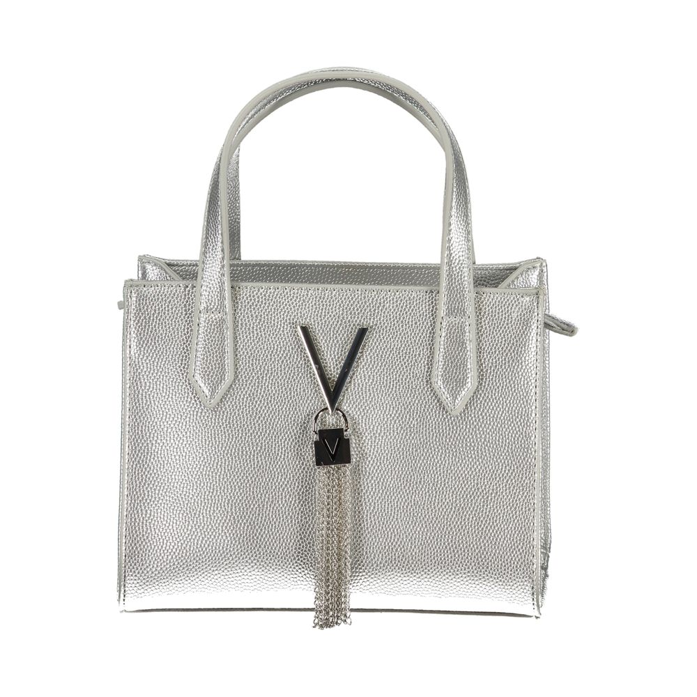 Mario Valentino Silver Polyurethane Women's Handbag - Luxe Nova