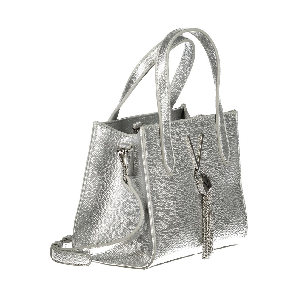 Mario Valentino Silver Polyurethane Women's Handbag - Luxe Nova
