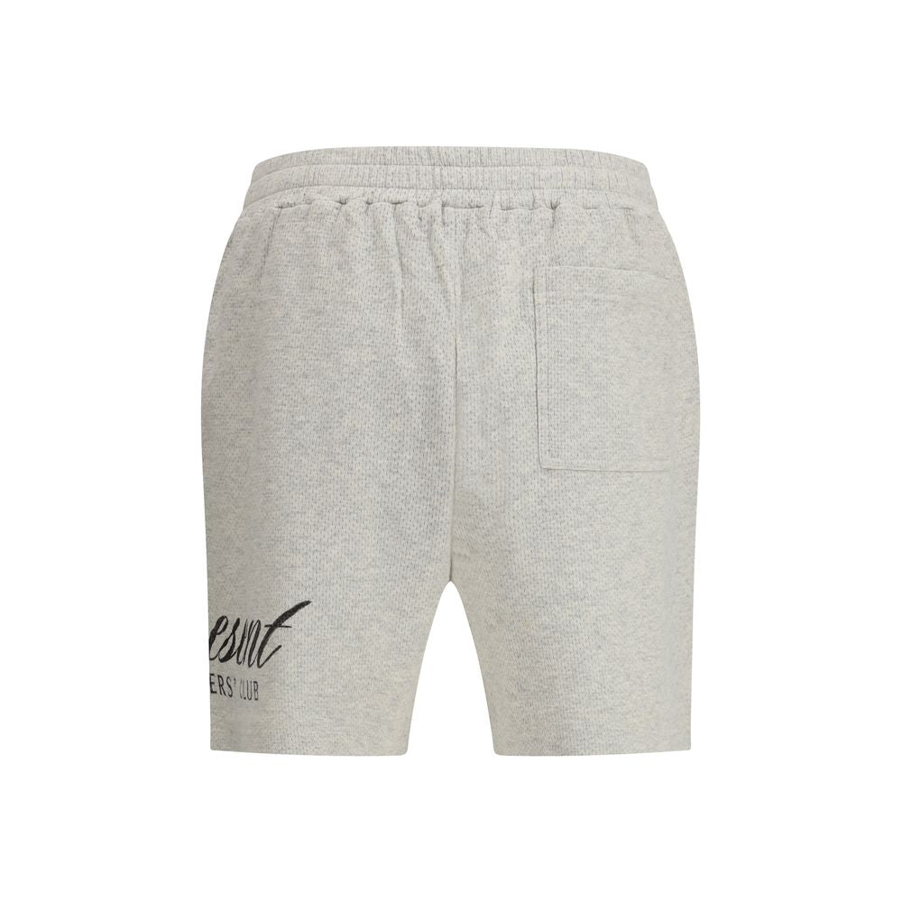 Represent Beige Cotton Bermuda Shorts
