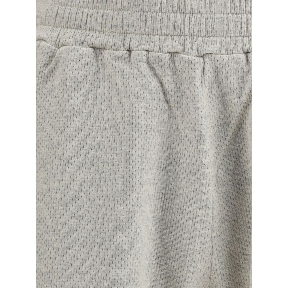 Represent Beige Cotton Bermuda Shorts
