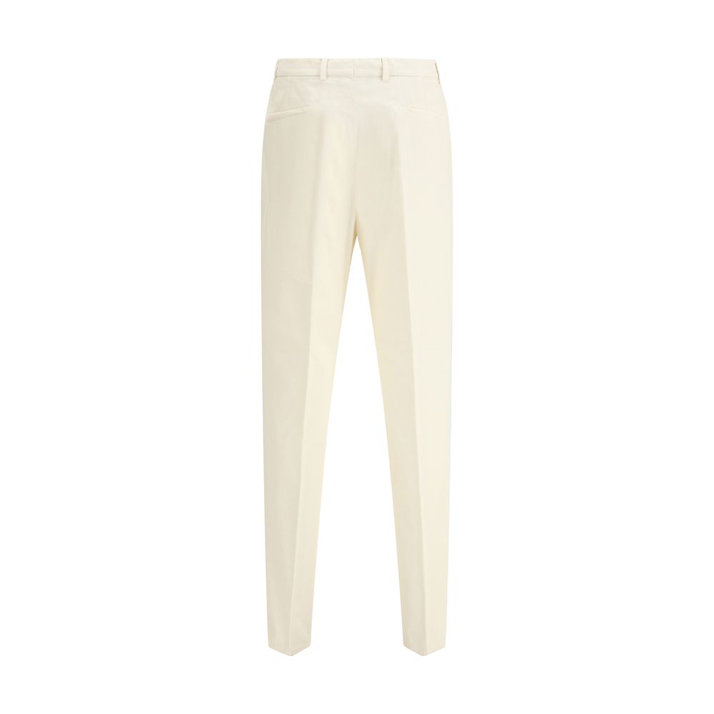 Brunello Cucinelli Beige Cotton Casual Pants