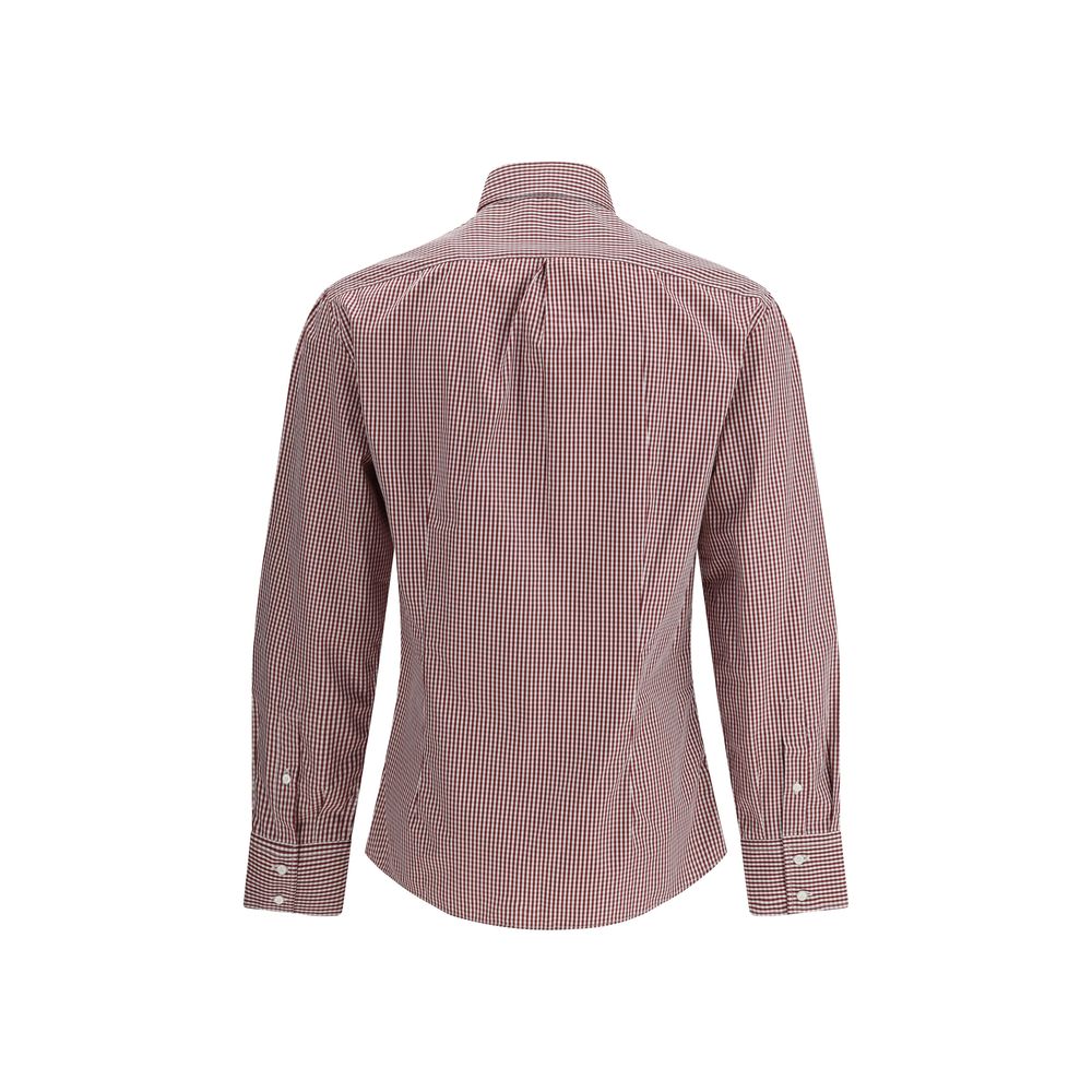Brunello Cucinelli Multicolor Cotton Pattern Shirt - Luxe Nova