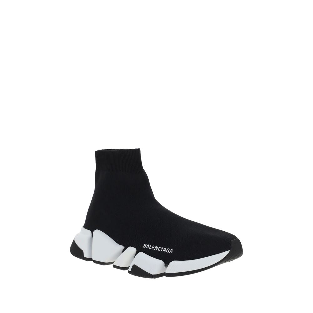 Balenciaga Black Polyester Athletic Sneakers - Luxe Nova