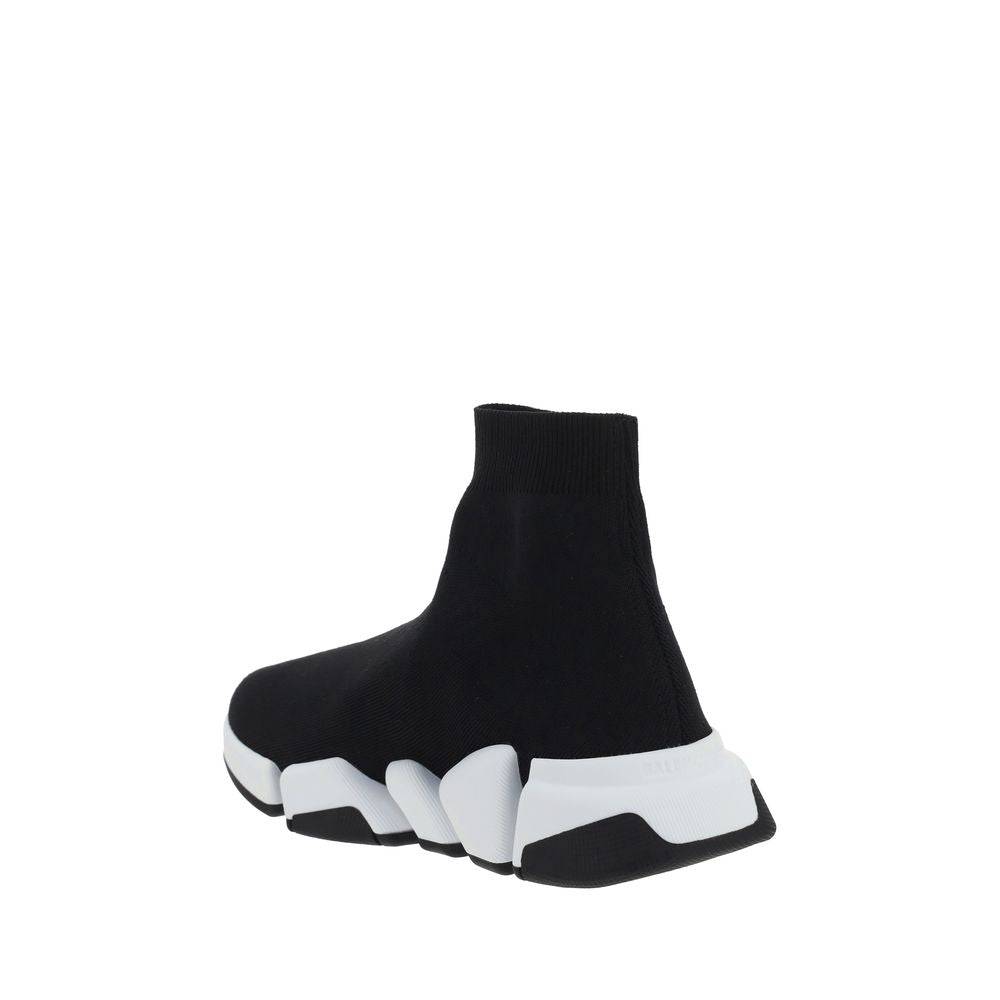 Balenciaga Black Polyester Athletic Sneakers - Luxe Nova