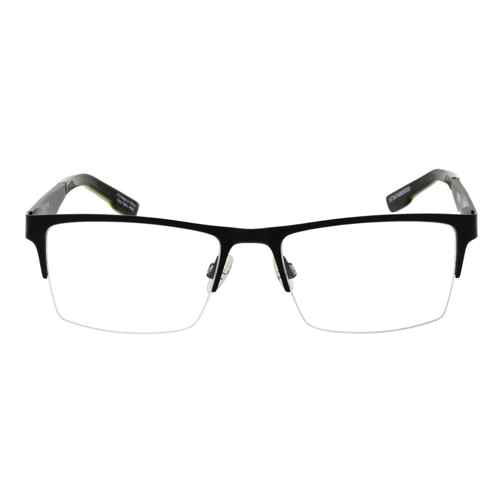 Spy Black Plastic Glasses (Frames) - Luxe Nova