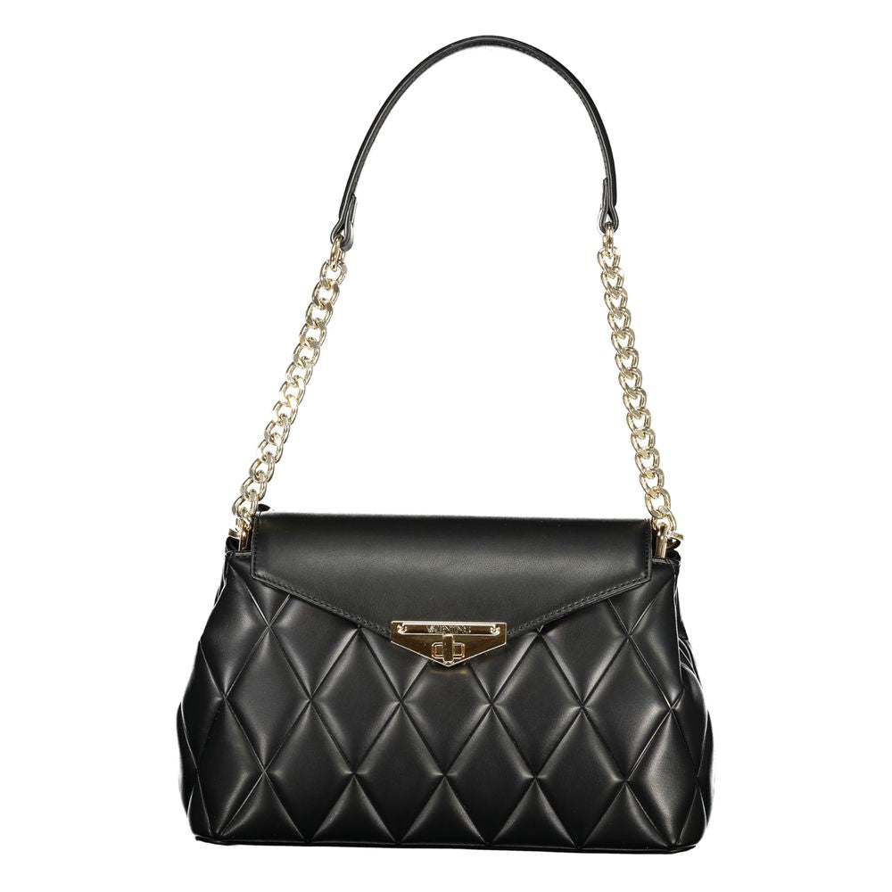 Mario Valentino Nero Polyurethane Women Shoulder Bag - Luxe Nova