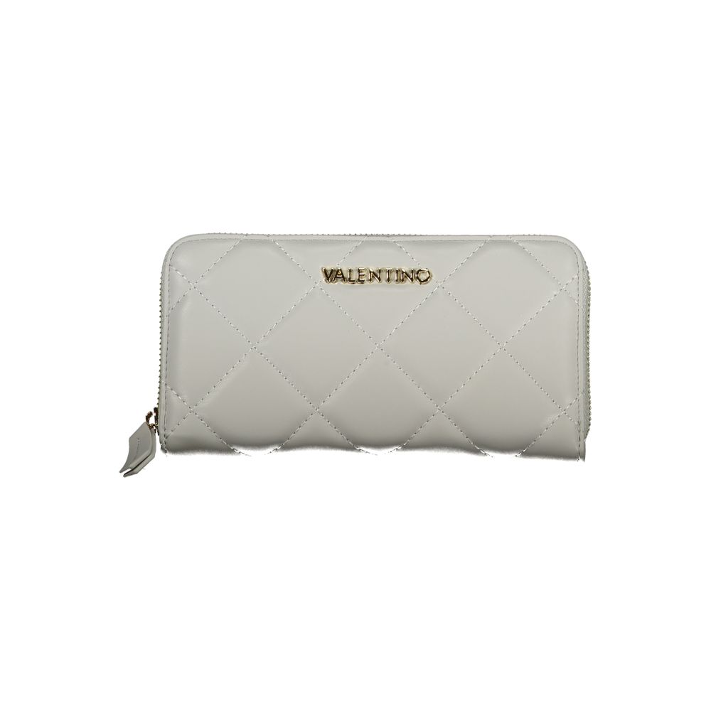 Mario Valentino Grigio Polyurethane Women Wallet - Luxe Nova
