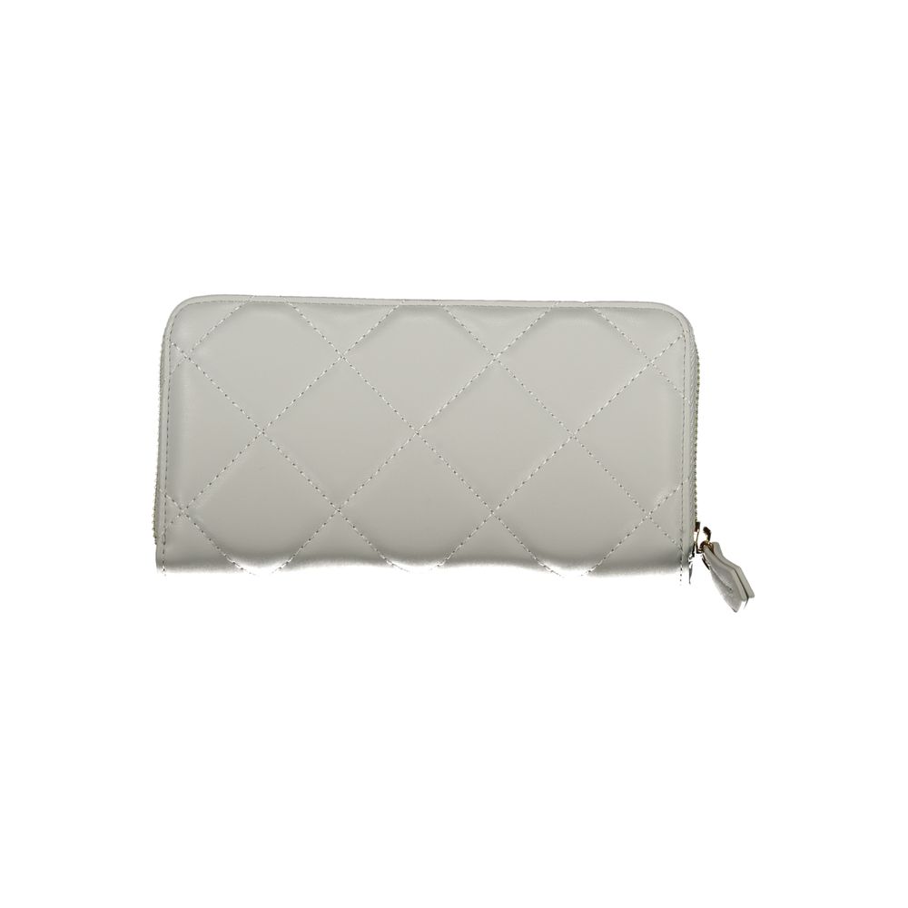Mario Valentino Grigio Polyurethane Women Wallet - Luxe Nova