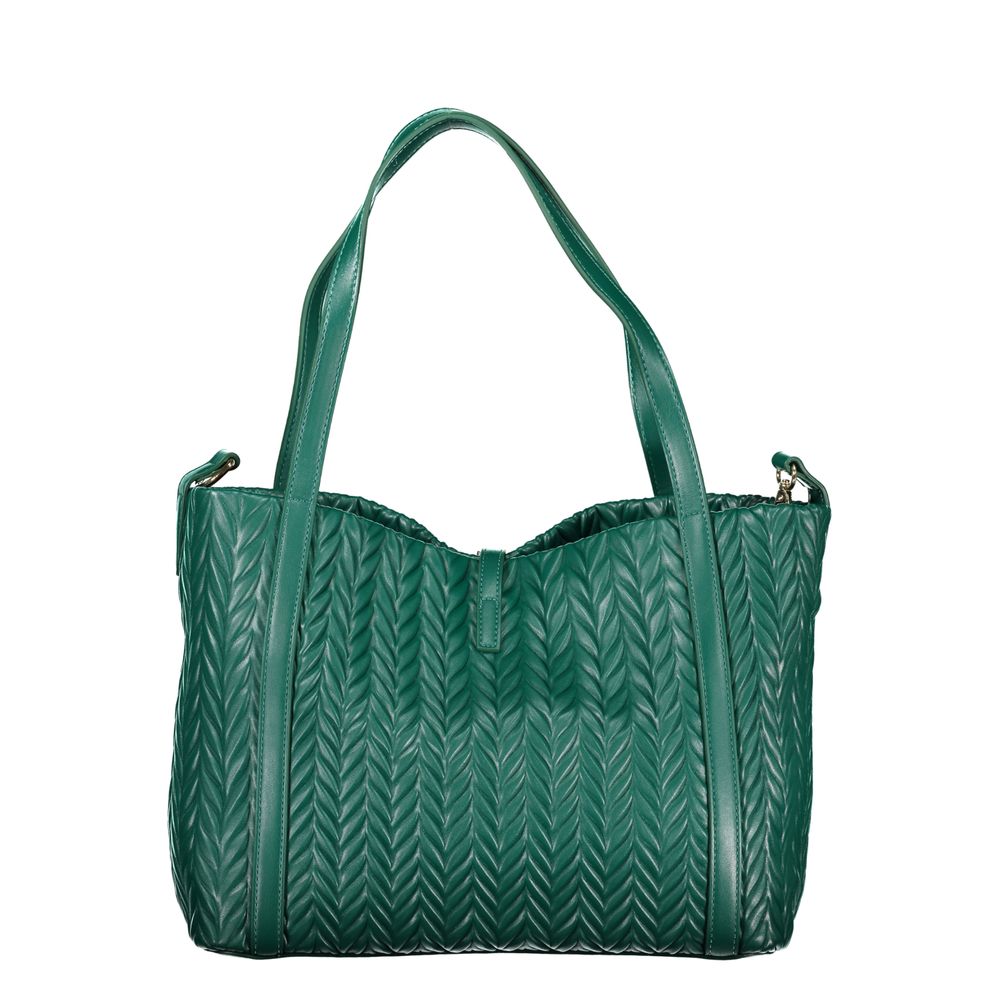 Mario Valentino Verde Polyurethane Women Shoulder Bag - Luxe Nova