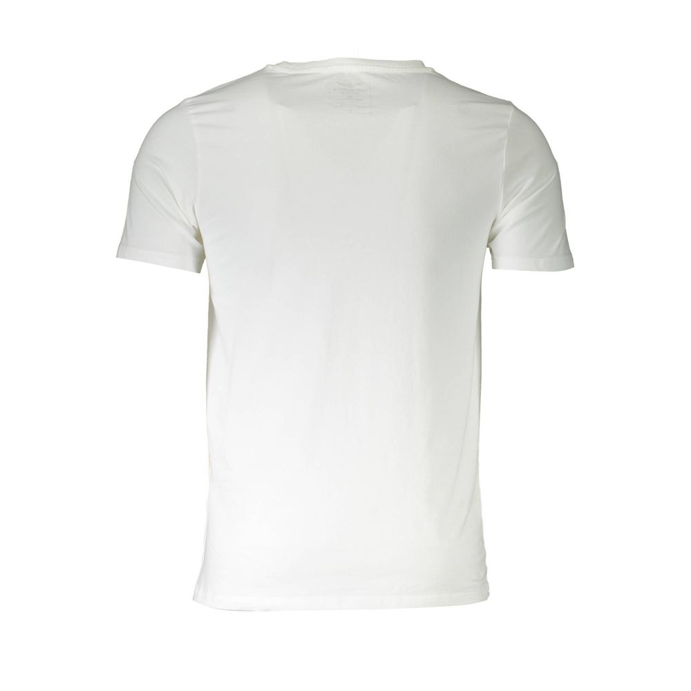 Aeronautica Militare White Cotton Men's T-Shirt - Luxe Nova