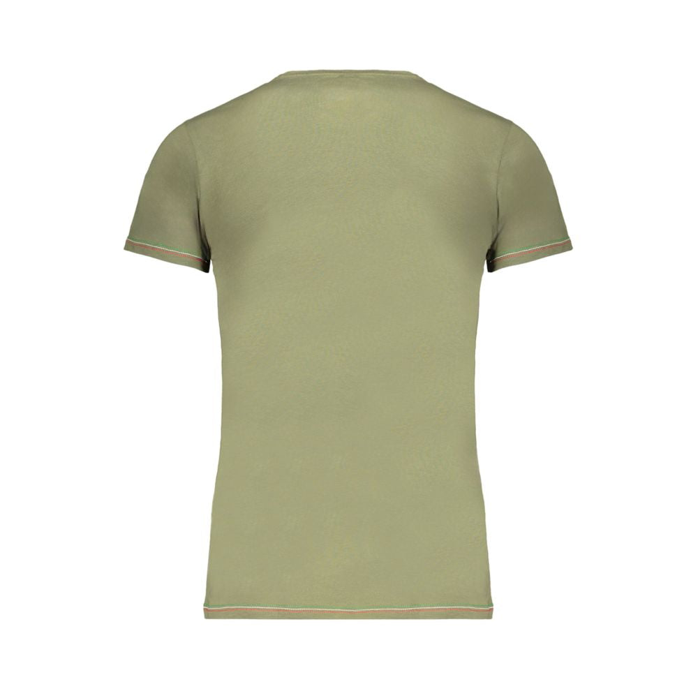 Aeronautica Militare Verde Cotton Men T-Shirt - Luxe Nova