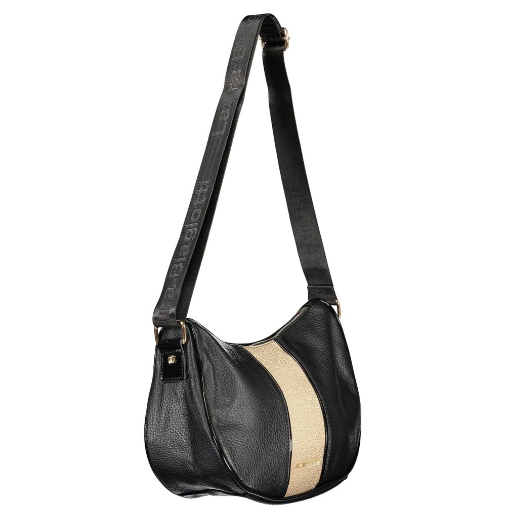 Laura Biagiotti Black PVC Women Handbag - Luxe Nova