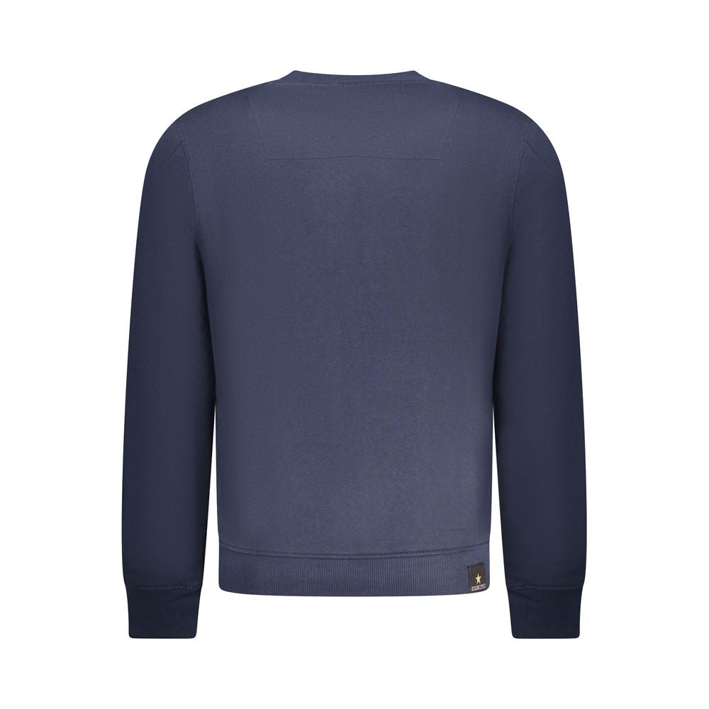 Accademia Militare "Blu Cotton Men Sweatshirt" - Luxe Nova
